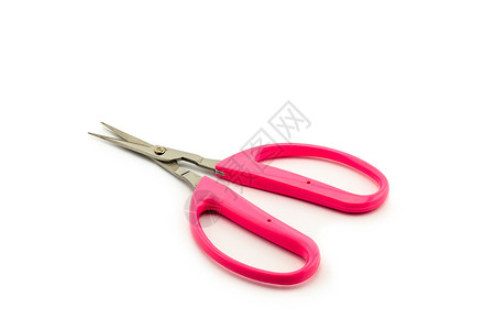 粉粉剪刀塑料粉色白色粉红色工具手柄用具金属不锈钢背景图片