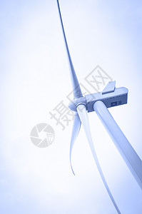 风能工程技术力量电机环境蓝色活力风车工业螺旋桨户外高清图片素材