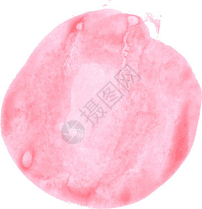 粉红水彩花团水滴艺术品圆形染料粒状彩虹粮食斑点光谱粉色设计图片