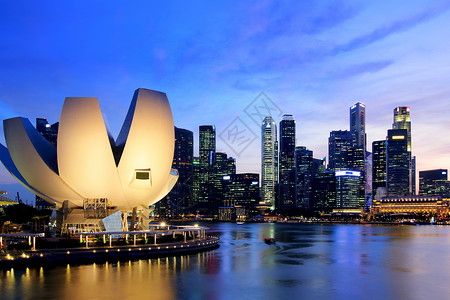 新加坡天际和观景区景观商业市中心旅游公司建筑建筑学场景旅行城市背景图片