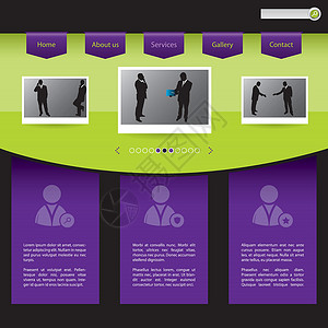 人与人联网网站模板设计背景图片