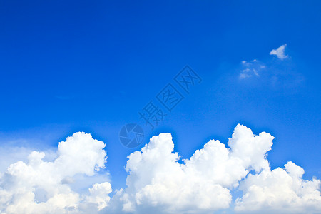 蓝天的白云天堂云景蓝色多云白色天空气候臭氧气象日光背景图片