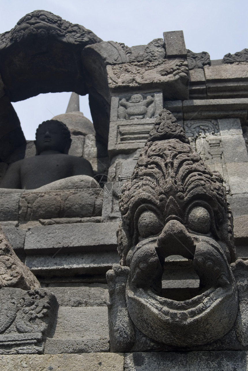 波罗布杜尔佛教徒人心寺庙航程佛塔独奏瑜珈旅游火环旅行图片