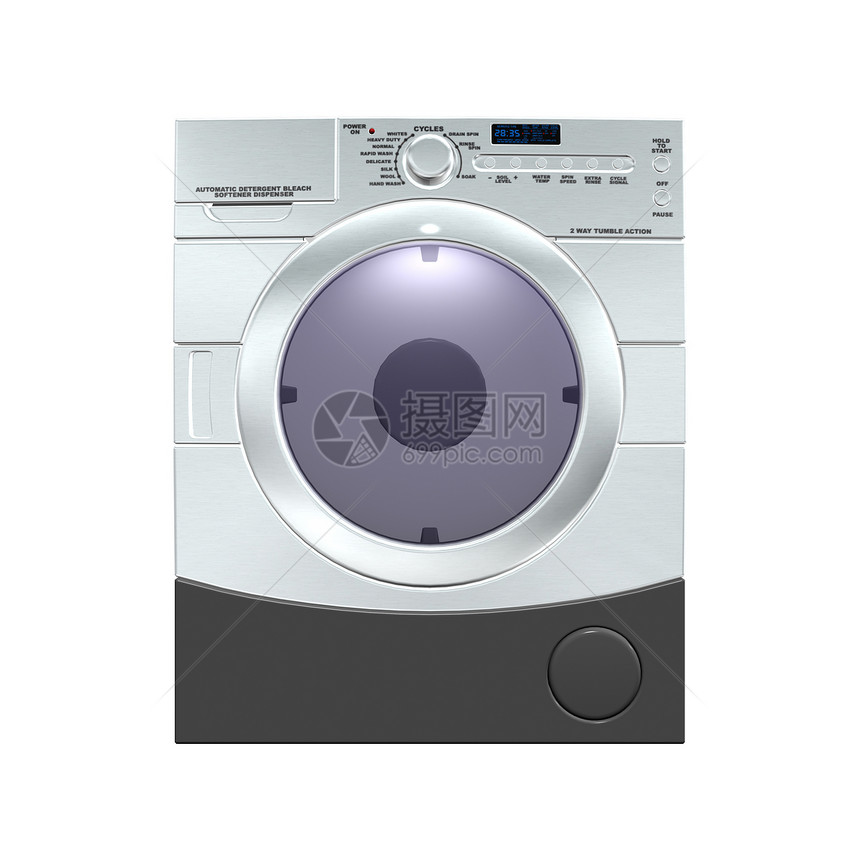 瓦瑟厨房机器家庭垫圈插图洗衣机电工器具白色电子产品图片