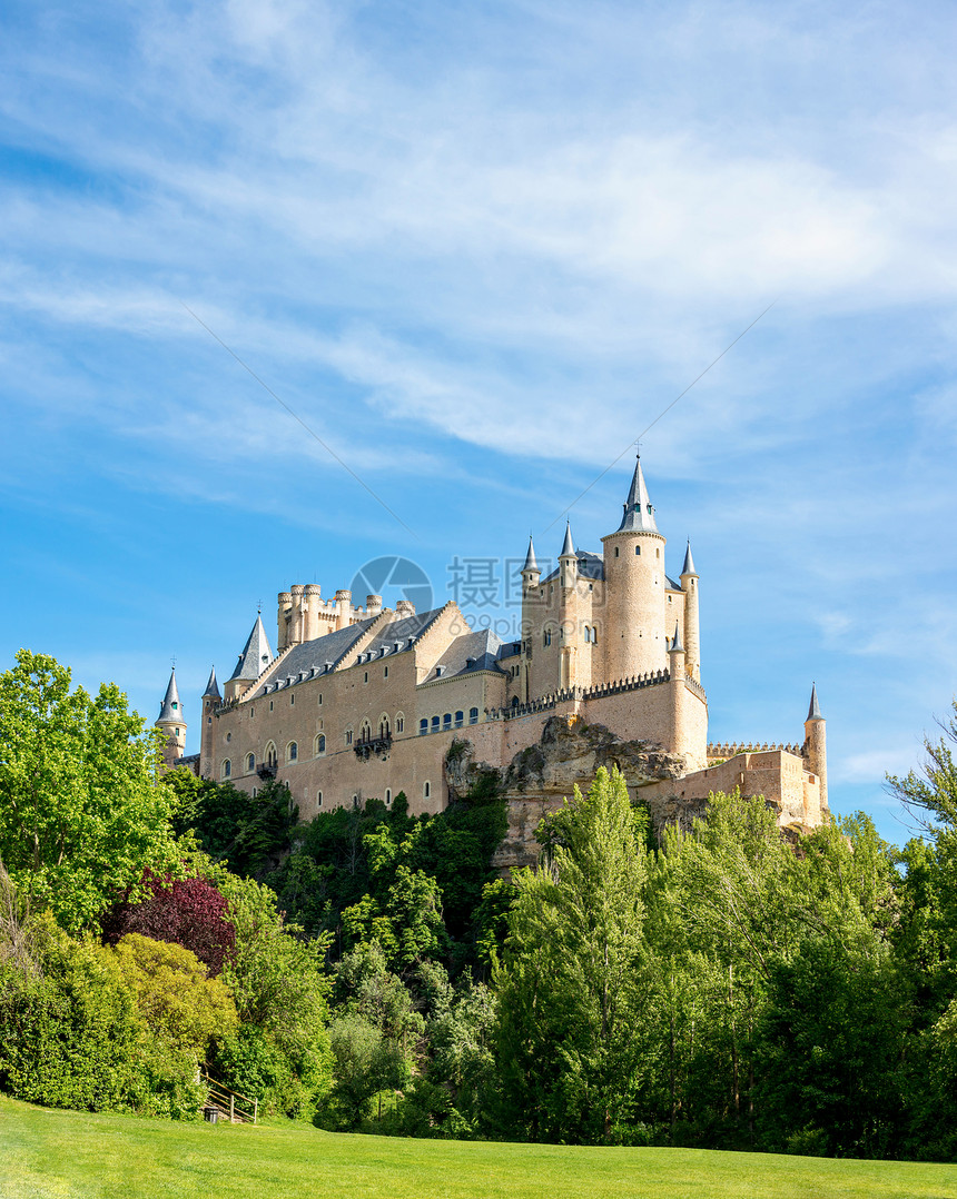 西班牙阿尔卡扎西班牙旅行大教堂爬坡景观旅游公园建筑学历史全景城市图片