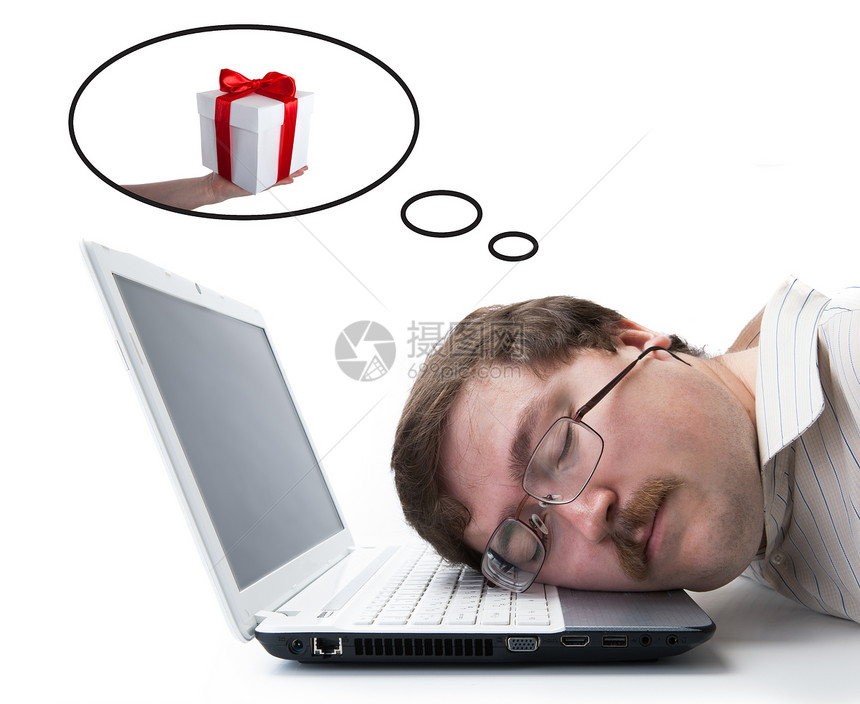 计算机梦想礼品雇员衬衫睡眠学生礼物盒人士商务本科生键盘同学眼镜图片