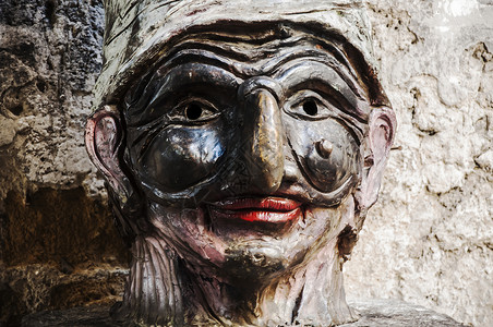 eapolitan 掩罩风格面具雕塑艺术雕像内拉普钦背景图片