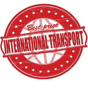 国际货运素材国际运输圆形墨水红色矩形价格收费输送橡皮拖运星星插画