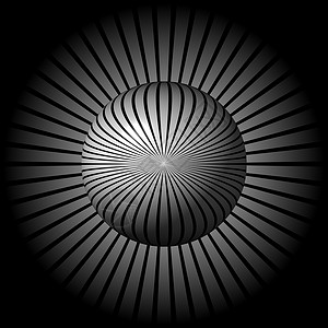 黑星和白星环球带子线条圆圈气泡白色全球曲线黑色圆形地球背景图片
