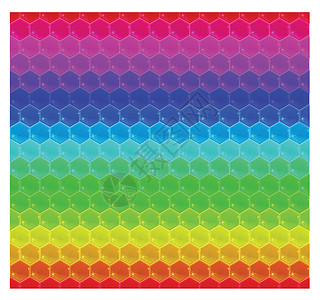 彩色模式六边形摩西背景图片