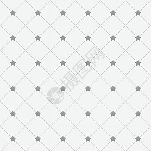 无缝矢量几何 图案背景白色正方形黑色装饰品星星菱形风格墙纸对角线装饰背景图片