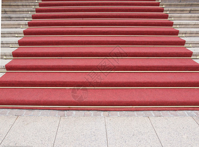 红地毯仪式路线楼梯星星小路贵宾背景图片