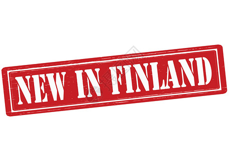 在芬新来芬兰红色墨水橡皮矩形背景图片
