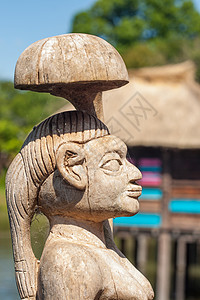非洲手工手工艺木雕刻人数数字精神艺术木头异国工匠面具男人文化市场装饰脸高清图片素材