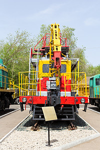 铁路公路火车壁板货车运输教练车站车辆引擎柴油机平台煤炭背景图片