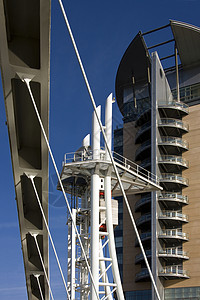 现代建筑曼彻斯特-英格兰背景图片