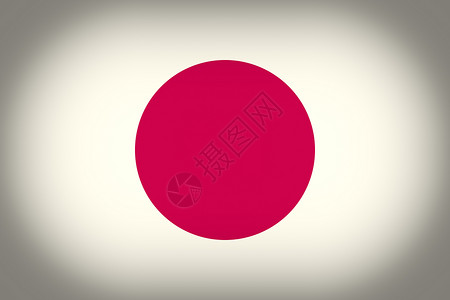 日本回映旗红色国家白色旗帜日商背景图片