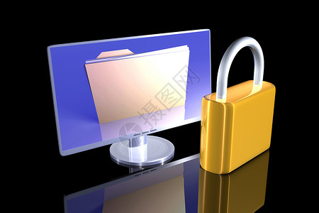 电脑锁屏安全文件电脑晶体管文档硬盘秘密档案文件夹电子数据磁盘背景