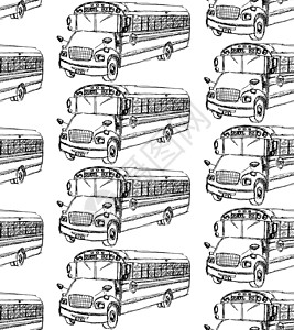 老公交车旧式的Slaych学校公交车安全民众草图城市车轮童年插图运输公共汽车速度设计图片