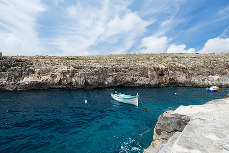 马耳他戈佐岛的伍德渔船高清图片