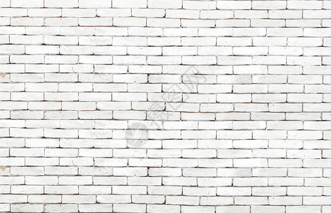 高清晰度 白色粗格砖墙壁背景背景图片