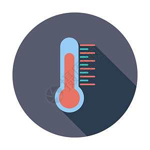 气候图标温度计图标工具实验室医疗绘画冻结卡通片气象插图季节设计图片