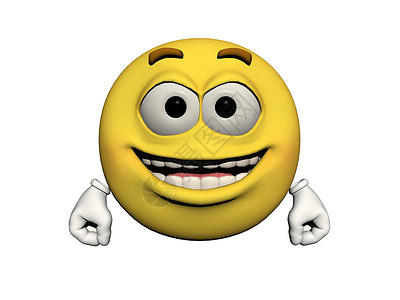 喜悦的表情3d眼睛插图圆形快乐黑色情感黄色白色背景图片