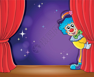 小丑主题图像 2背景图片