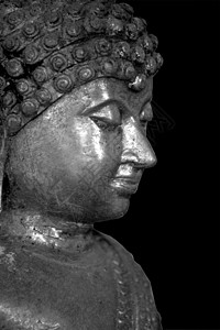 古老的佛祖脸雕像墙纸信仰宗教插图文化帆布拼贴画背景图片