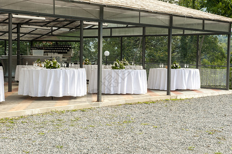 接待桌城堡中的婚桌餐饮玻璃风格宴会环境餐巾装饰奢华派对庆典背景