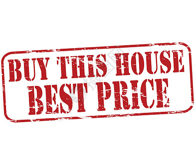 买下这房子收费矩形红色橡皮贿赂价格正方形墨水速度家庭背景图片