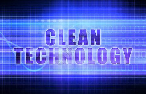 清洁技术软件绿色背景图片