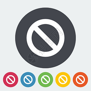 禁止标志网络绘画制度警告艺术安全插图审查框架红色背景图片
