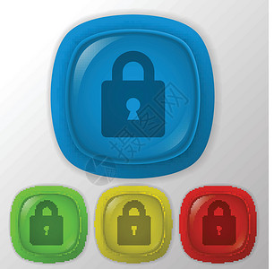挂锁钥匙电脑安全密码网页技术按钮闩锁白色互联网背景图片