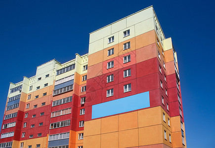 建筑彩色住房高清图片素材