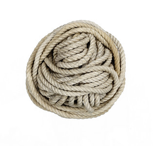 滚珠球棉线鞭绳缆车缠绕绳索细绳纠纷宏观高清图片
