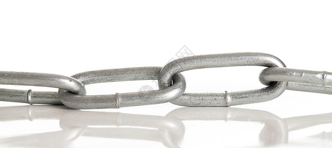 合金水钻链银金属链 背景在背面金属力量灰色工业枷锁工具合金白色安全背景