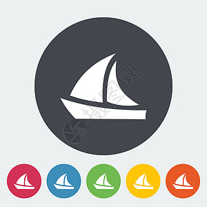 游艇队插图创造力运动旅游帆船航行巡航速度海浪闲暇背景图片