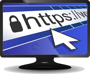 网络浏览器的计算机屏幕地址栏网页蓝色技术电子商务安全世界网站网址宏观托管设计图片