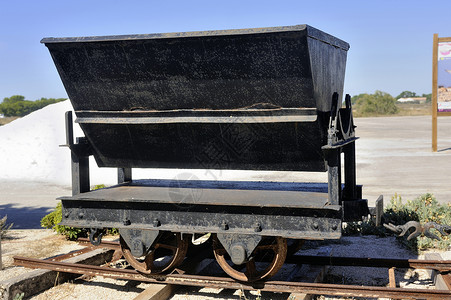 煤炭博物馆曾经使用过盐水的马车博物馆煤炭环境材料制造业历史技术工具旅行车皮背景