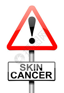 皮肤癌的概念生长皮肤癌症疾病肉瘤插图警告背景图片