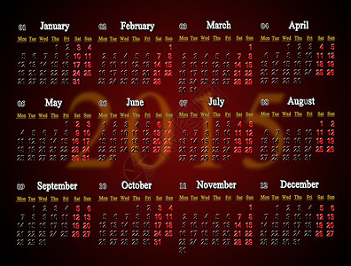 2015年克莱尔日历英语厄运议程办公室时间会议日记数字桌子日程背景图片