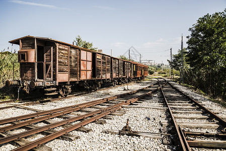 被开除的火车曲目车站旅行运输过境乡村训练铁路背景图片