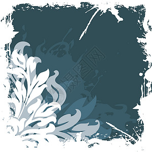抽象的花岗植物装饰背景矢量插图作品叶子背景图片