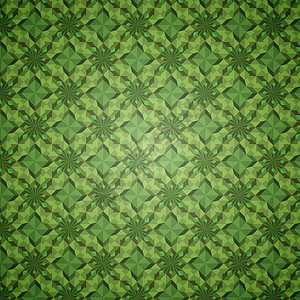 矢量抽象模式三角形正方形阴影装饰品绿色背景图片