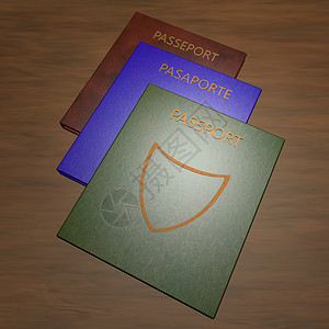 护照文档公民国籍地球移民卡片鉴别白色插图国际背景图片