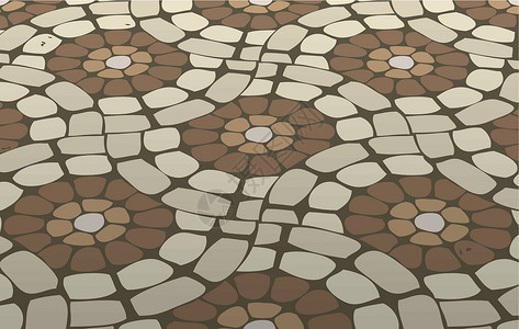 地板图案地板 石头背景图案的柱形马赛克岩层玻璃制品艺术建筑学装饰水池地面墙纸棕色大理石插画
