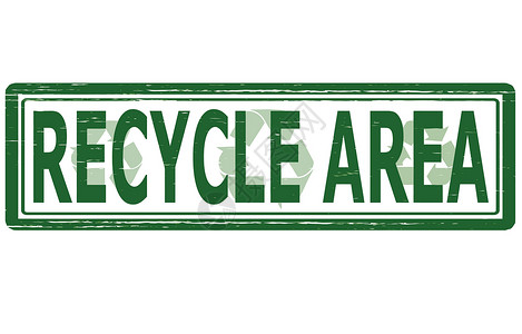 回收区绿色橡皮矩形背景图片