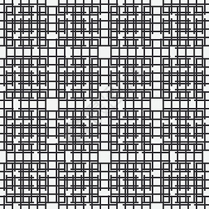 抽象矢量无缝黑白模式 带有方形 点设计元素背景图片