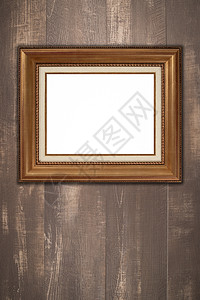 旧图片框金子木头艺术插图乡村镜子摄影框架墙纸绘画背景图片